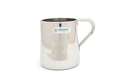 Coconut Stainless Steel Water Mug, Milk Mug, Steel Mug for Bathroom, Mug for Serving Hot and Cold Beverages, Strong, Sturdy, Model - W8 Taper Mug