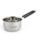 Coconut Stainless Steel Plain Saucepan - Heavy Gauge, Mirror Finish, Milk Pan / Coffee Pan / Tea pan / Plain Saucepan / Induction Based Pan, Model - Plain Saucepan