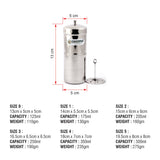 Coconut Stainless Steel Coffee Filter / Brew Filter / Decoction Maker / Madras Coffee Filter / South Indian Drip Coffee Maker, Model-Coffee Maker, Unit -1