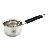 Coconut Stainless Steel Hammered Design Stock Pot With SS Lid Capsulated Bottom, Capsulated Bottom Saucepan and Hot Box/Casserole - Pack of 3 - 2500ML, 1200ML,2000ml