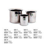 Coconut Stainless Steel AK Hotel Gunj Set of 9