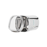 Coconut Stainless Steel Storage Box With See Through Acrylic Lid For Home and Office Use - 1 Unit