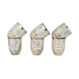 Coconut Stainless Steel Printed Designer Multi Color Water Glass/Tumbler - Capacity -300ML -Pack of 6 Glasses