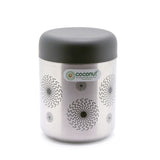 Coconut Stainless Steel Jumbo Matt -Tea/Coffee/Sugar/Masala Containers, 500 ml - Silver - Model - Daisy