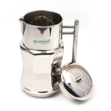 Coconut Stainless Steel - Jug - 1.7 ltrs | Jug for Water, Juice, Lemonade | Used at Hotel, Home, Parties | Water Jug | Water Pitcher | Fridge Jug with Lid | Model - J19 Aura