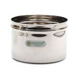 Coconut Stainless Steel Dabba/Storage Box - set of 3 - 350ml, 500ml, 750ml