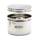 Coconut Stainless Steel Dabba/Storage Box - set of 3 - 350ml, 500ml, 750ml