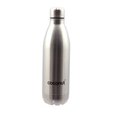 Coconut Stainless Steel Chill-on Vacuum Bottle - 304 Steel | Food Grade | Double wall | keeps Liquid Hot / Cold for 24hrs | Leak Proof | Silver | Vaccum Flask | Hot & Cold Bottle | Model - Chill-On Vaccum Bottle