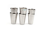 Coconut Stainless Steel Glasses -Capacity 300ml, Shower finish, Heavy gauge, Durable, BPA Free, Food Grade, Model A11