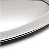 KCL Stainless Steel Ciba Tope Lid for/Tope Cover/Handi/Kadai/Saucepan Cover with Nob - 1 Unit.