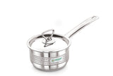 Coconut Elementary Stainless Steel Hammered Design Capsulated Saucepan For Cook n Serve - 1 unit