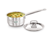 Coconut Elementary Stainless Steel Hammered Design Capsulated Saucepan For Cook n Serve - 1 unit