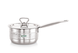 Coconut Elementary Stainless Steel Hammered Design Capsulated Saucepan For Cook n Serve - 1 unit