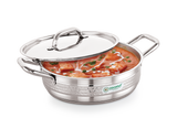 Coconut Elementary Stainless Steel Hammered Design Capsulated Skillet For Cook n Serve - 1 unit