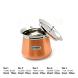 Coconut Stainless Steel - Cookware/ Delight Copper Handi With Lid-1 Unit