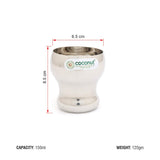 Coconut Stainless Steel Water Glass- Model - B25 (Capacity -150ML each glass)