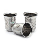 Coconut C2 Series Taurus Stainless Steel Glass Set | 300ml Premium Water Tumblers | Polka Dot Laser Engraved Design with Elegant Matte Finish | Ideal for Home, Office & Gifting.