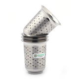 Coconut C2 Series Taurus Stainless Steel Glass Set | 300ml Premium Water Tumblers | Polka Dot Laser Engraved Design with Elegant Matte Finish | Ideal for Home, Office & Gifting.