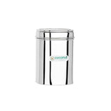 Coconut Stainless Steel Storage Box With See Through Acrylic Lid For Home and Office Use - 1 Unit