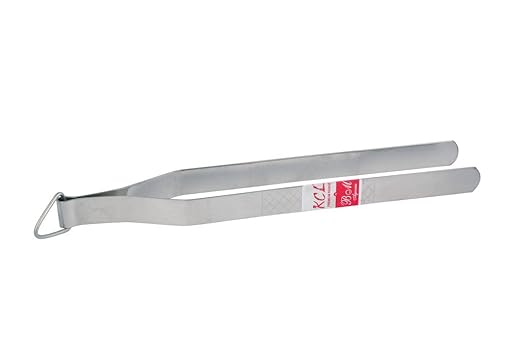 KCL Stainless Steel Chimta / Kitchen Tongs / Heavy Gauge | Multipurpose Food Turner & Serving Tongs | Heat Resistant & Durable.