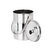 Coconut Saturn Stainless Steel Milk Can/Oil Can Storage with Pipe Handle - 1 Unit