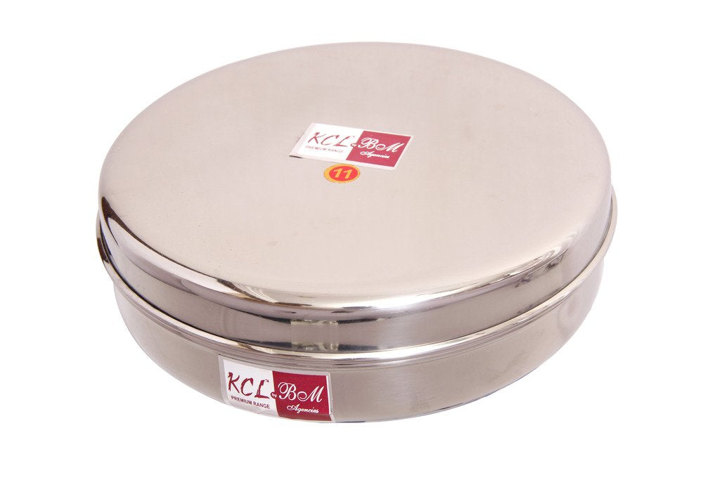 KCL Stainless Steel Sleek Chocolate Box | Premium Multipurpose Storage Container with Lid | Food-Grade, Rust-Resistant & Hygienic.