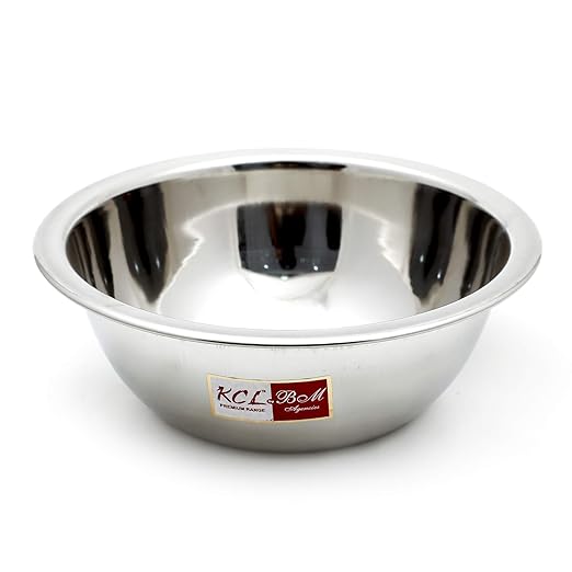 KCL Stainless Steel Multipurpose Bowl / Katori | Heavy Gauge | Mirror Finish | Food-Grade Steel | For Kitchen, Cooking, Serving & Mixing.