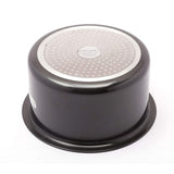 Coconut Hard Anodised Tope for Cook and Serve with SS Lid and Gas Stove & Induction Base Top Compatible - 3 Unit - Capacity - 2 Litre, 2.5 Litre, 3 Litre, 3.5 Litre (Dimension - 20Cm, 21cm, 23cm,24cm)