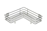 KCL L Shape Stainless Steel Kitchen Rack / Corner Shelf / Wall Mount Rack – 1 Level Storage Stand | Rust Resistant Heavy Duty.