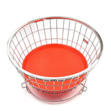 Coconut Stainless Steel - Dish Drainer | Bartan Basket | Kitchen Basket | After wash Utensil Basket | Tokri | Dish Drying Rack | Must have in Kitchen | Steel Dish Drainer with Drain Tray & Detachable Cutlery Stand | Model - Y27 Smart Drainer Round