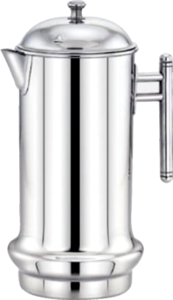 Coconut Stainless Steel - Jug - 1.7 ltrs | Jug for Water, Juice, Lemonade | Used at Hotel, Home, Parties | Water Jug | Water Pitcher | Jug with Lid | Model - J16 Fortuner