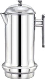 Coconut Stainless Steel Fortuner Jug 1.8 Liter | Water Pitcher with Lid & Handle | Stainless Steel Water Jug for Water, Juice, Lemonade & Beverages | Food Grade, BPA Free, Rust Proof | Home, Hotel & Party Use | Model J16 Fortuner.