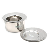 Coconut Stainless Steel Kitchen Tope Induction & Standard Utensils with Lid Cookware Set (Pack of 10) - 1st Tope 750 ml, 2nd tope 1000 ml, 3rd tope 1500 ml, 4th tope 2000 ml, 5th tope 2300 ml