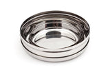 Coconut Stainless Steel Sleek Chapati Box & Multi-purpose Storage Container Set of 3 (1200 ML, 1500 ML & 1800 ML)