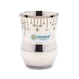 Coconut Tiara Stainless Steel Unqiue Design Water/Juice Glasses - 300ML Each