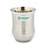 Coconut A8 Shower Stainless Steel Water Glass 300ml | Steel Drinking Glass Set | Water Tumbler | Juice Glass | Milk Glass | Food Grade BPA Free | Rust Resistant | Mirror Finish | Beverage Serving Tumbler | Available in Set of 3 & set of 6.