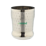 Coconut A9 Stainless Steel Shower Design Drinking Glass 250ml Each | Premium Designer Tumbler with Dot Pattern Finish | Food Grade Stainless Steel | Rust Proof, BPA Free, Dishwasher Safe | Water, Juice & Beverage Glasses.