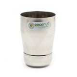 Coconut Stainless Steel Water Glass Set of 6 (270ml Each) | Heavy Gauge Drinking Glasses | Food Grade BPA Free Steel Tumbler Set | Mirror Finish Water, Juice, Lemonade & Beverage Glass | Durable & Rust Proof | Model - B30 Eros Water Glass.