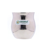 Coconut Stainless Steel  - Kullad | Tea | Coffee Glass -Set of 6pc | Perfect for serving Tea, Coffee, Lassi, Hot Beverages | Kullad | Glasses | Tumbler | Model - B35 DW kullad