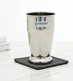 Coconut Eagle Stainless Steel Lassi Glass Set of 2 (700ml Each) | Heavy Gauge Mirror Finish Drinking Tumbler | Steel Glass for Lassi, Chaas, Milkshake, Bournvita, Water & Juice | Rust Proof | Model B36 Eagle.