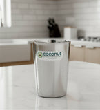 Coconut B6 Small Amitabh Stainless Steel Glass, 200 ml, Mirror Finish Drinking Tumbler, Food Grade Steel Water Glass for Juice, Milk, Tea, Coffee & Daily Use, Rust Proof.