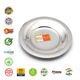 KCL Stainless Steel - Multipurpose Lid Set | Heavy Gauge Round Shape Ciba Set for Home & Office Use | Suitable for Cup & Glass | Set of 6 Stainless Steel Lid.