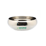Coconut C17 Rasberry Bowl Set of 6 Stainless Steel Bowls | Available in 100ml, 150ml, 200ml & 300ml Sizes | Mirror Finish Serving Bowls for Snacks, Desserts, Curry, Curd & Daily Use | Rust Proof.