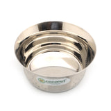 Coconut C23 Shower Pari Stainless Steel Bowl Set of 6 | Premium Serving Katori/Vati Set | Mirror Finish | Rust Proof | Dishwasher Safe | Available in 100ml, 150ml, 200ml & 250ml.