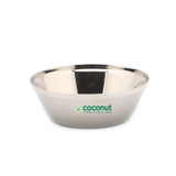 Coconut C28 Alaska Stainless Steel Bowl | Mirror Finish Serving Bowl | Available in 550ml, 700ml, 900ml & 1150ml | Food Grade, Rust-Proof, Durable & Dishwasher Safe | Multipurpose Kitchen Bowl (Pack of 1).