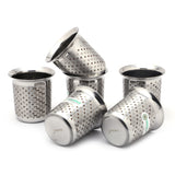 Coconut C2 Gemini Stainless Steel Glass Set of 6 | 250ml Premium Water Tumblers | Polka Dot Laser Engraved Design with Elegant Matte Finish | Ideal for Home, Office & Gifting.