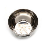 Coconut C32 Laser Vati Set of 6 Stainless Steel Bowls | 140ml Katori Set with Elegant Laser Design | Mirror Finish Serving Bowls for Snacks, Desserts, Curd & Daily Use | Rust Proof & Dishwasher Safe.