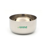 Coconut C35 Sada Vati Set of 6 Stainless Steel Bowls | Available in 100ml, 130ml & 200ml Sizes | Mirror Finish Katori Set for Snacks, Desserts, Curd, Curry & Daily Use | Rust Proof Steel Bowls.