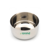 Coconut C35 Sada Vati Set of 6 Stainless Steel Bowls | Available in 100ml, 130ml & 200ml Sizes | Mirror Finish Katori Set for Snacks, Desserts, Curd, Curry & Daily Use | Rust Proof Steel Bowls.
