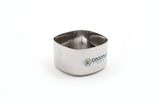 Coconut C58 Square Vati Set of 6 Stainless Steel Bowls | 200ml Square Katori Set | Mirror Finish Serving Bowls for Snacks, Desserts, Curry, Curd & Daily Use | Rust Proof & Dishwasher Safe.